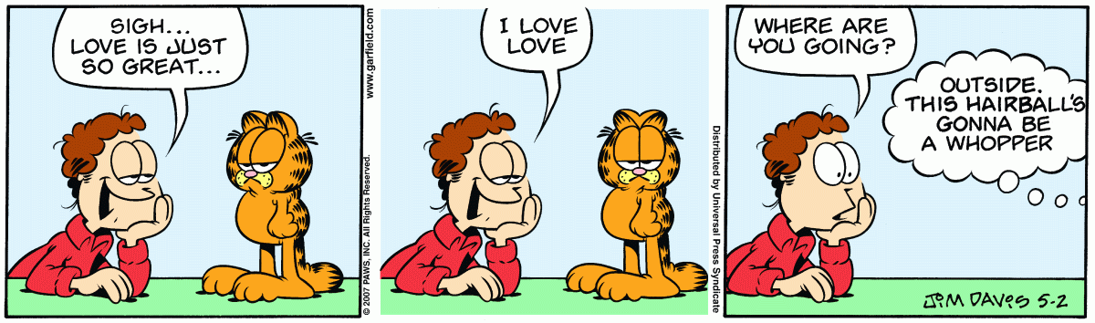 Garfield, May 2, 2007
