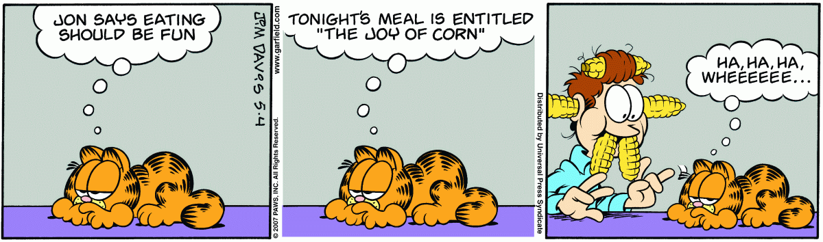 Garfield, May 4, 2007