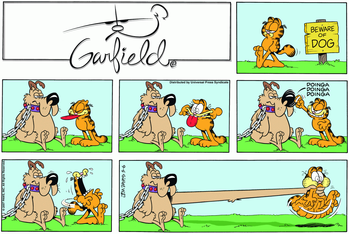 Garfield, May 6, 2007