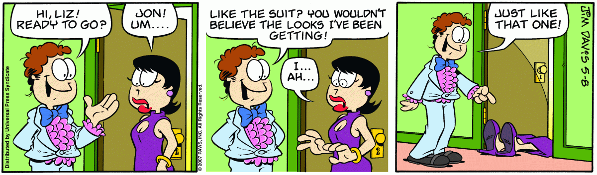 Garfield, May 8, 2007