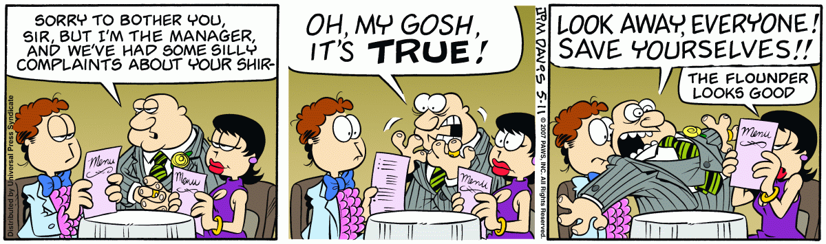 Garfield, May 11, 2007