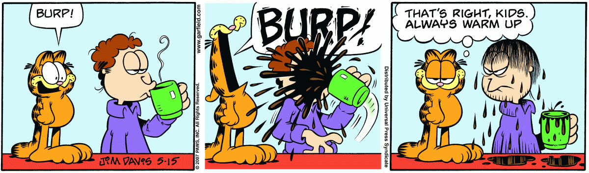 Garfield, May 15, 2007