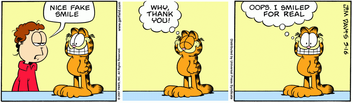 Garfield, May 16, 2007