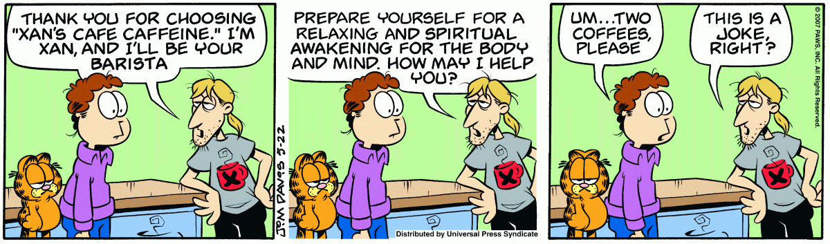 Garfield, May 22, 2007