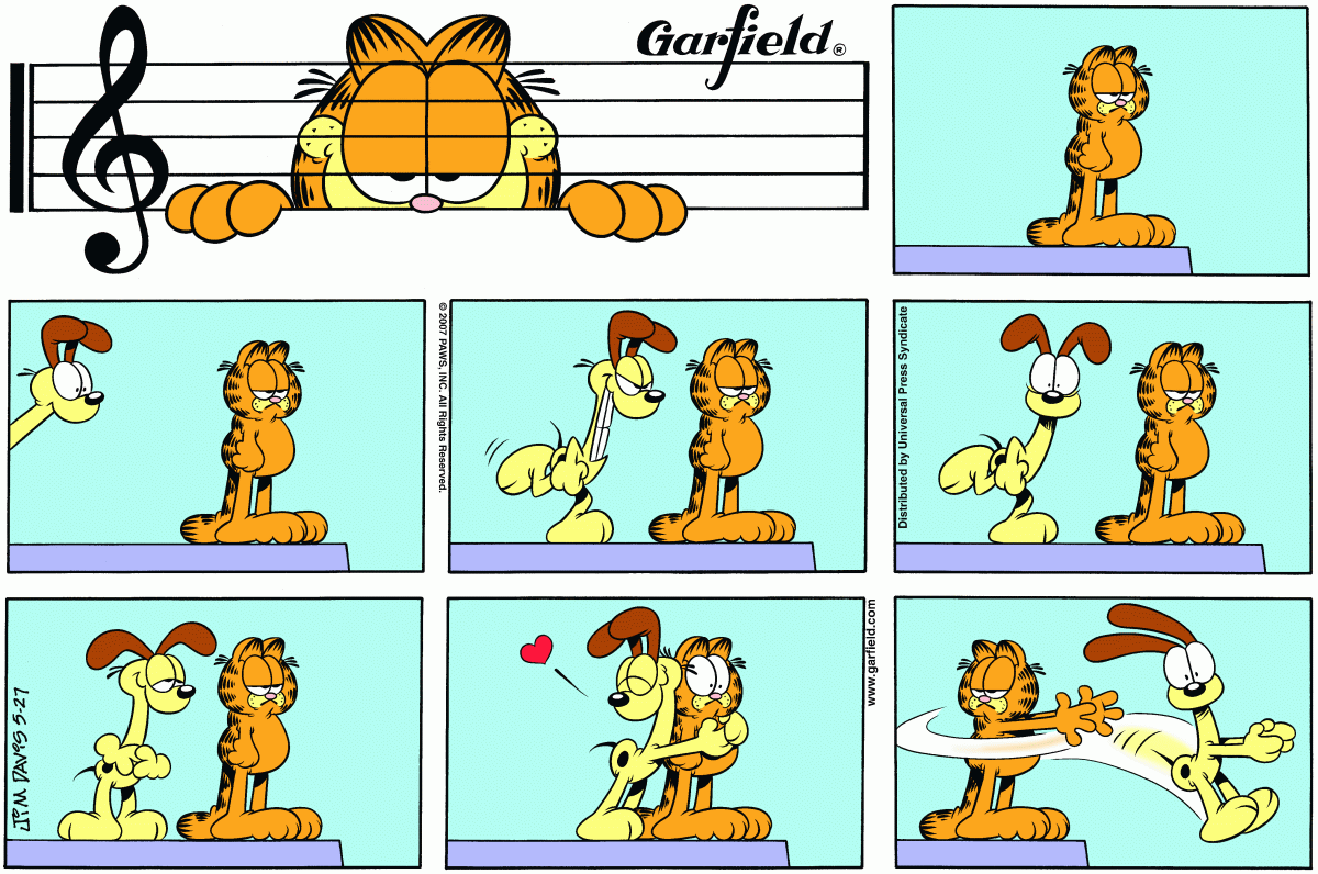 Garfield, May 27, 2007