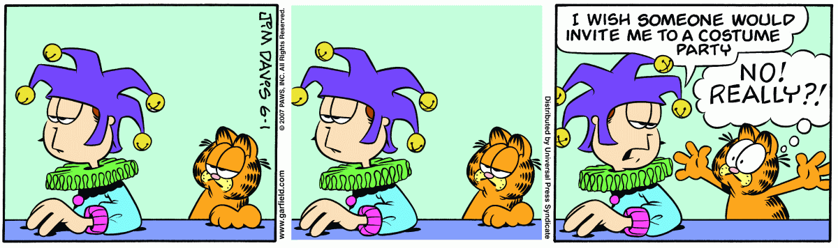 Garfield, June 1, 2007