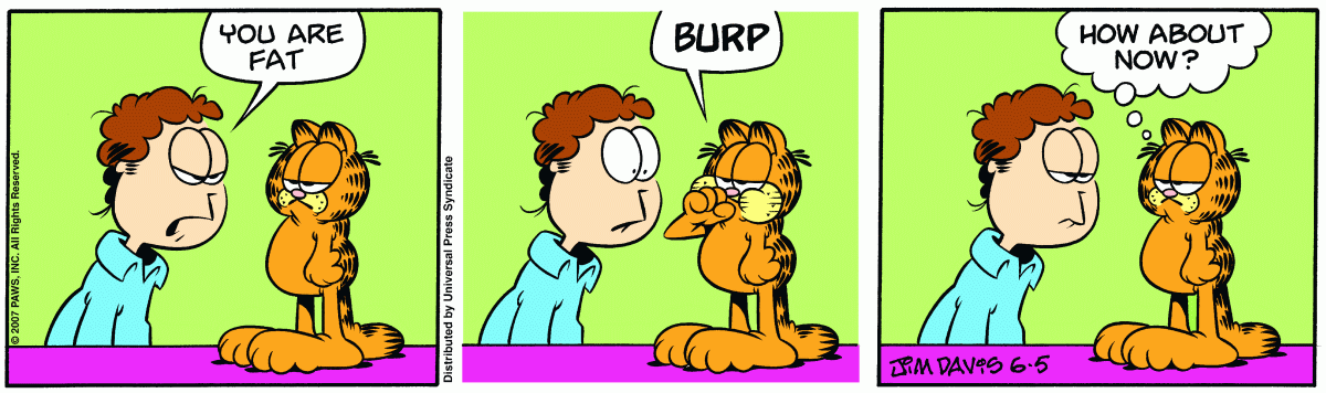 Garfield, June 5, 2007