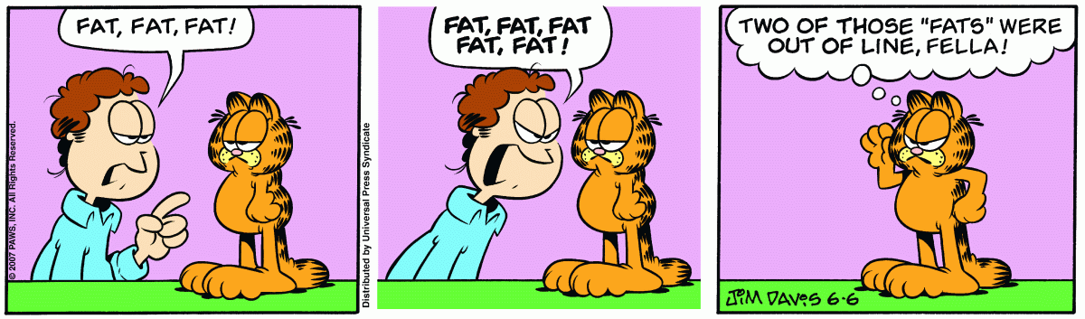 Garfield, June 6, 2007