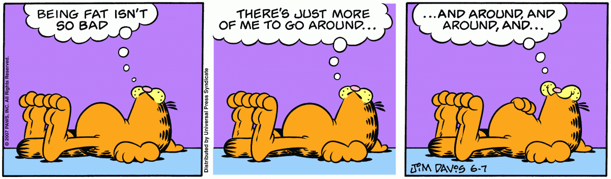 Garfield, June 7, 2007