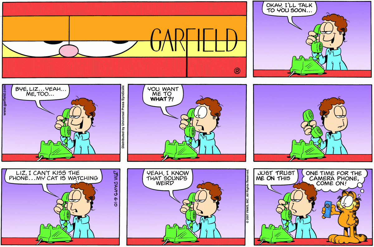 Garfield, June 10, 2007