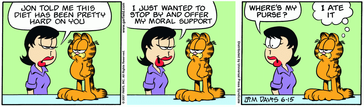 Garfield, June 15, 2007