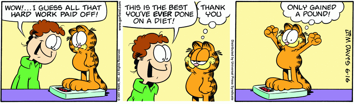 Garfield, June 16, 2007