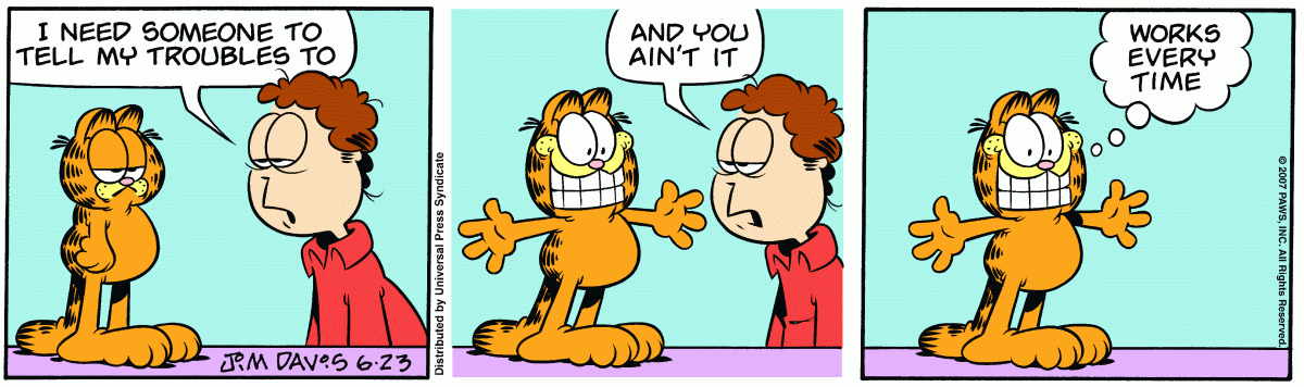 Garfield, June 23, 2007