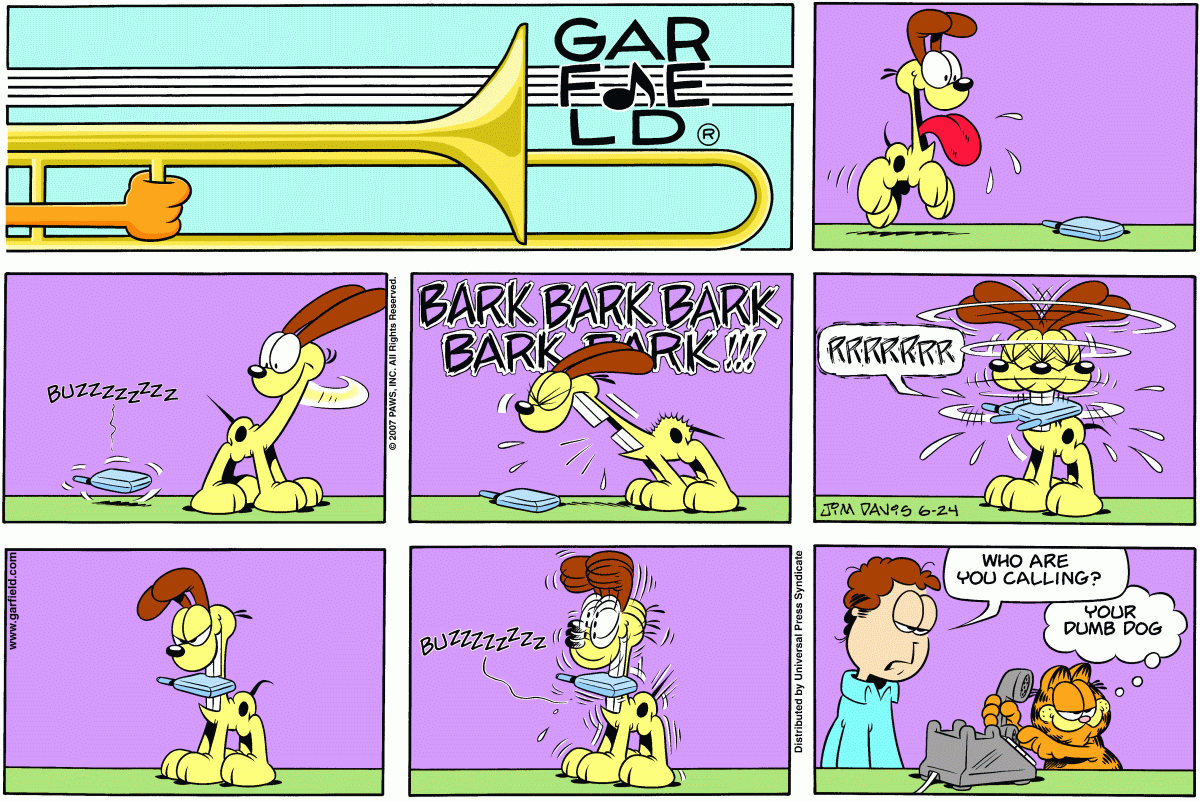 Garfield, June 24, 2007
