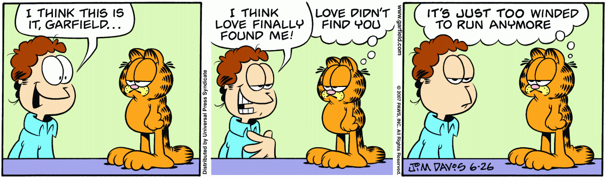 Garfield, June 26, 2007