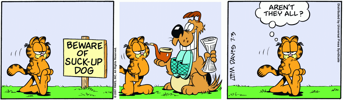 Garfield, July 3, 2007
