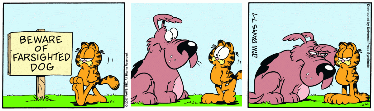 Garfield, July 7, 2007