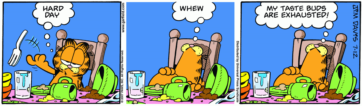 Garfield, July 12, 2007