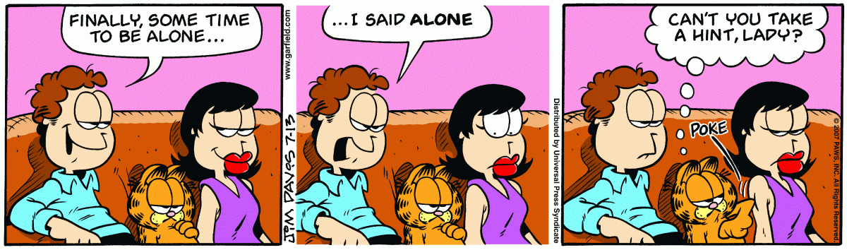 Garfield, July 13, 2007