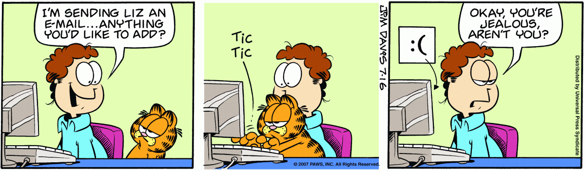 Garfield, July 16, 2007