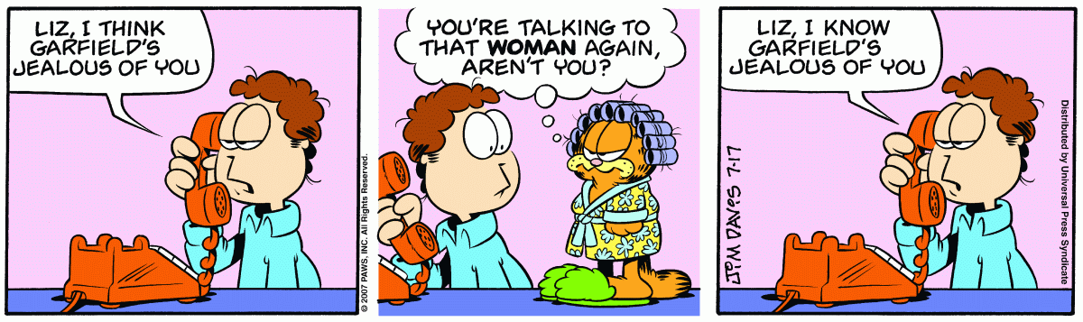 Garfield, July 17, 2007