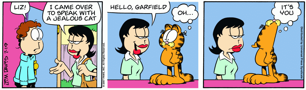 Garfield, July 19, 2007