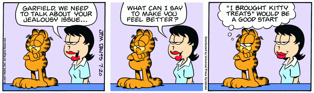 Garfield, July 20, 2007