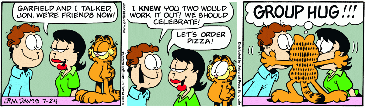 Garfield, July 24, 2007