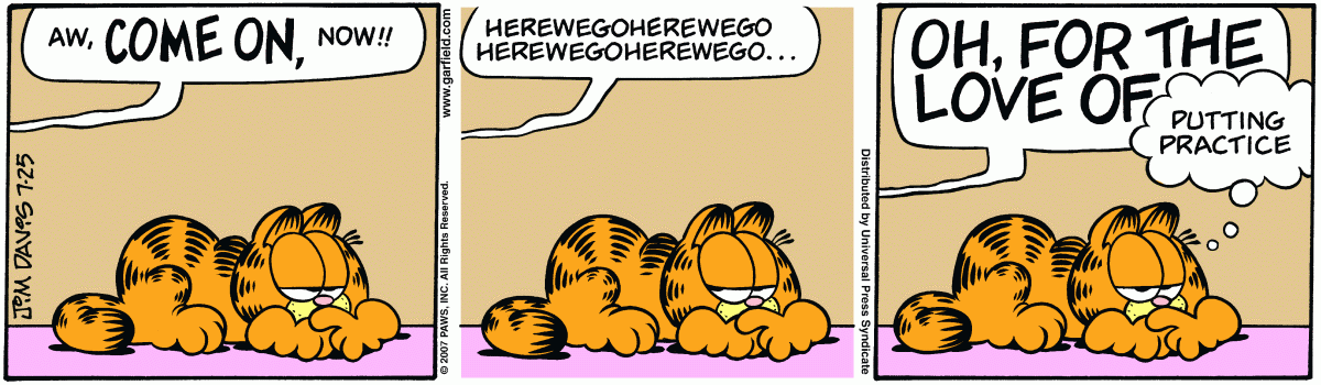 Garfield, July 25, 2007