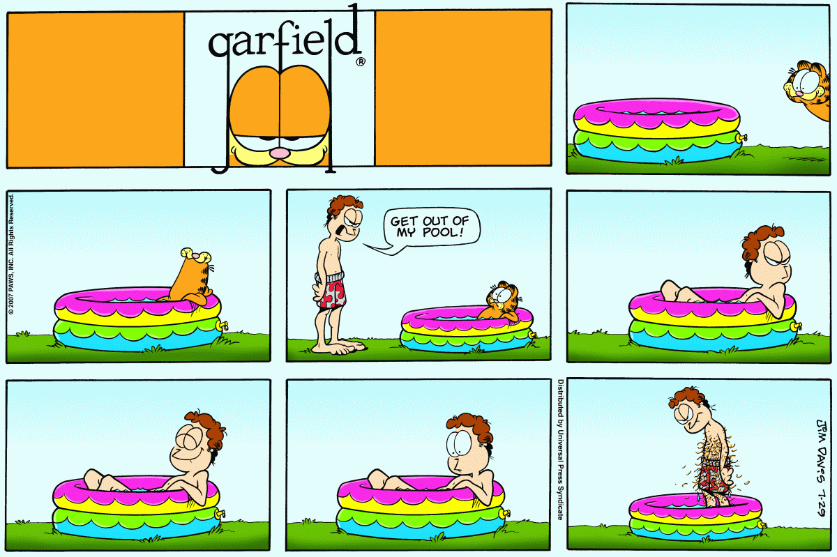 Garfield, July 29, 2007