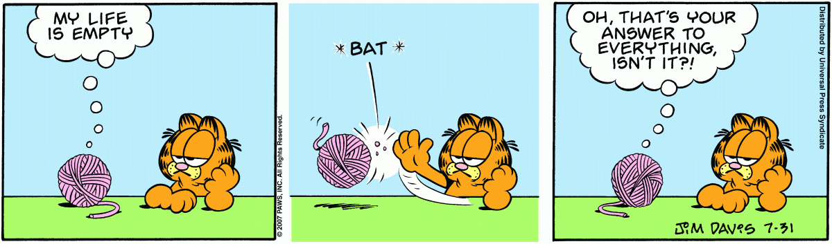 Garfield, July 31, 2007