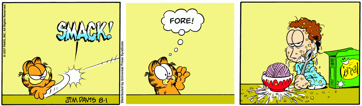 Garfield, August 1, 2007
