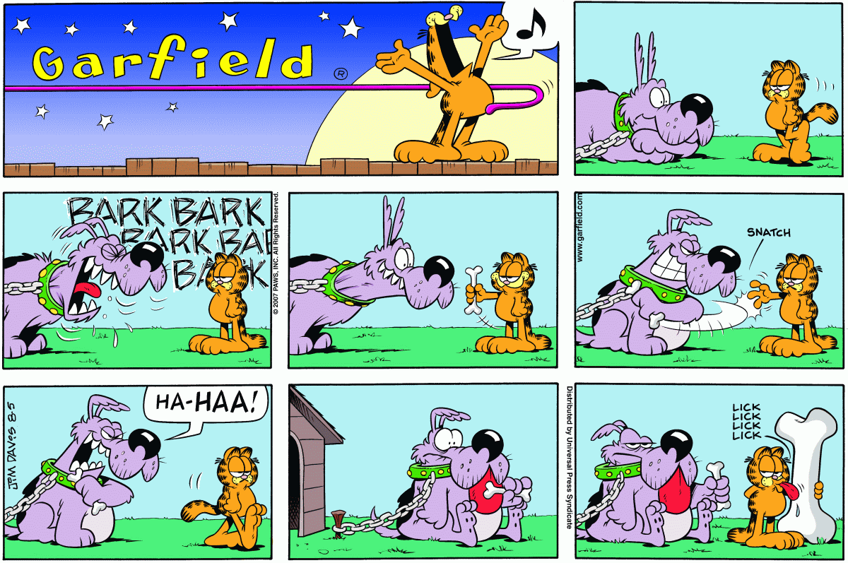 Garfield, August 5, 2007