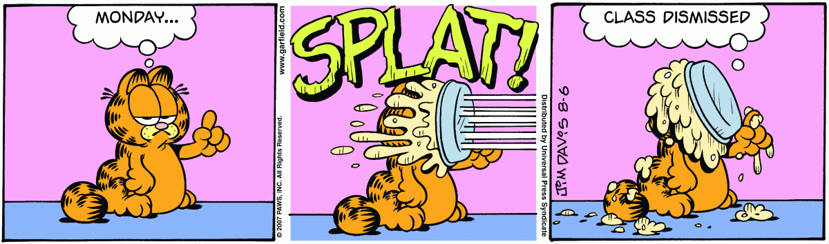 Garfield, August 6, 2007