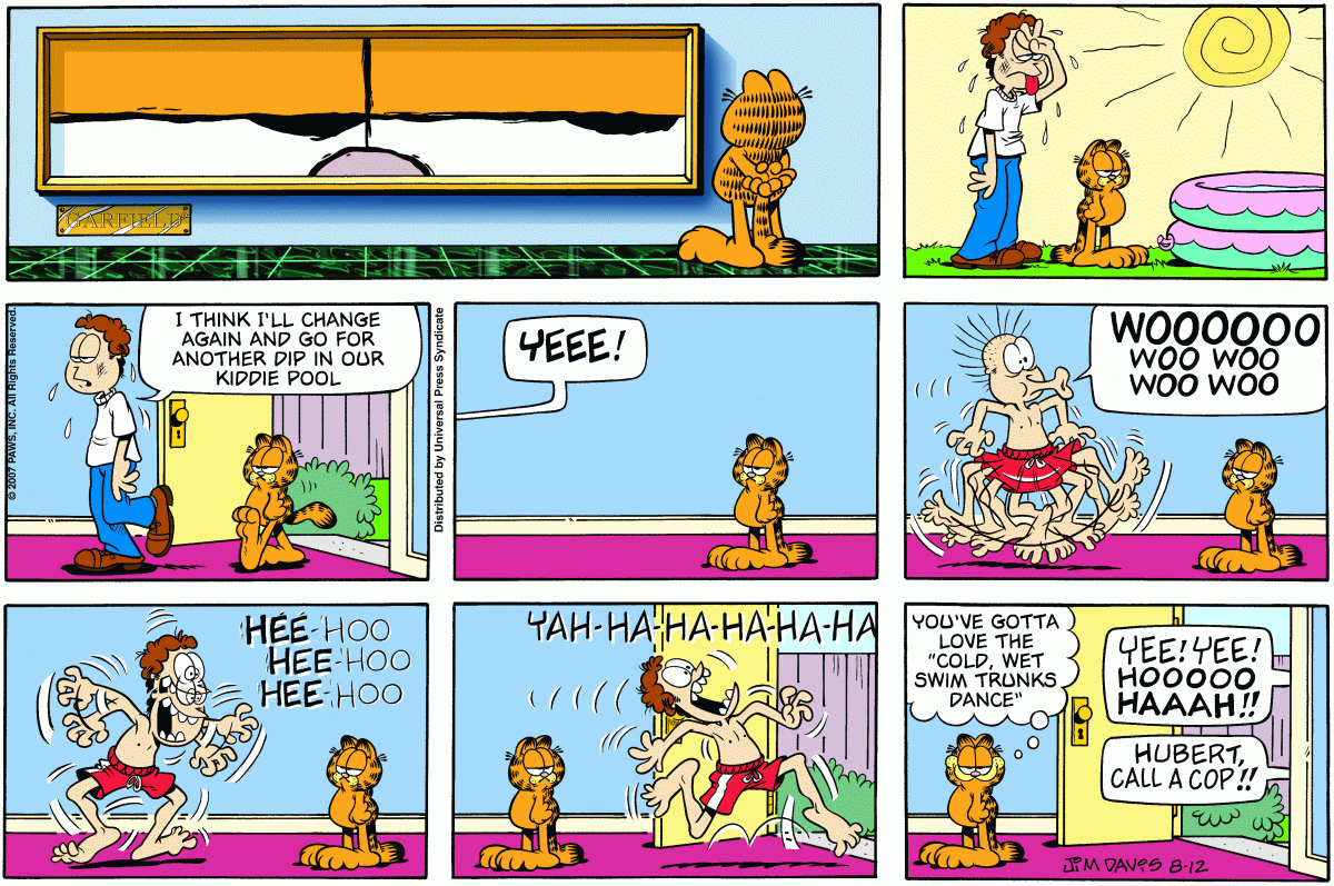 Garfield, August 12, 2007