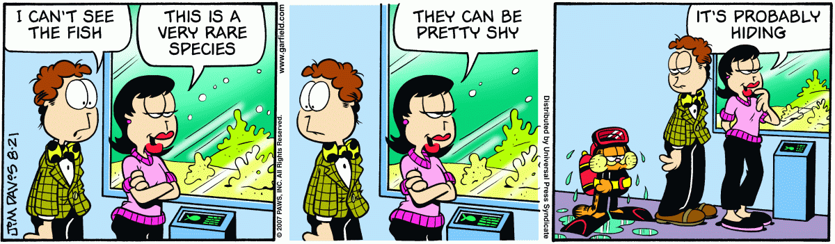 Garfield, August 21, 2007