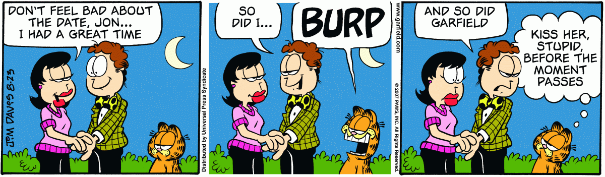 Garfield, August 23, 2007