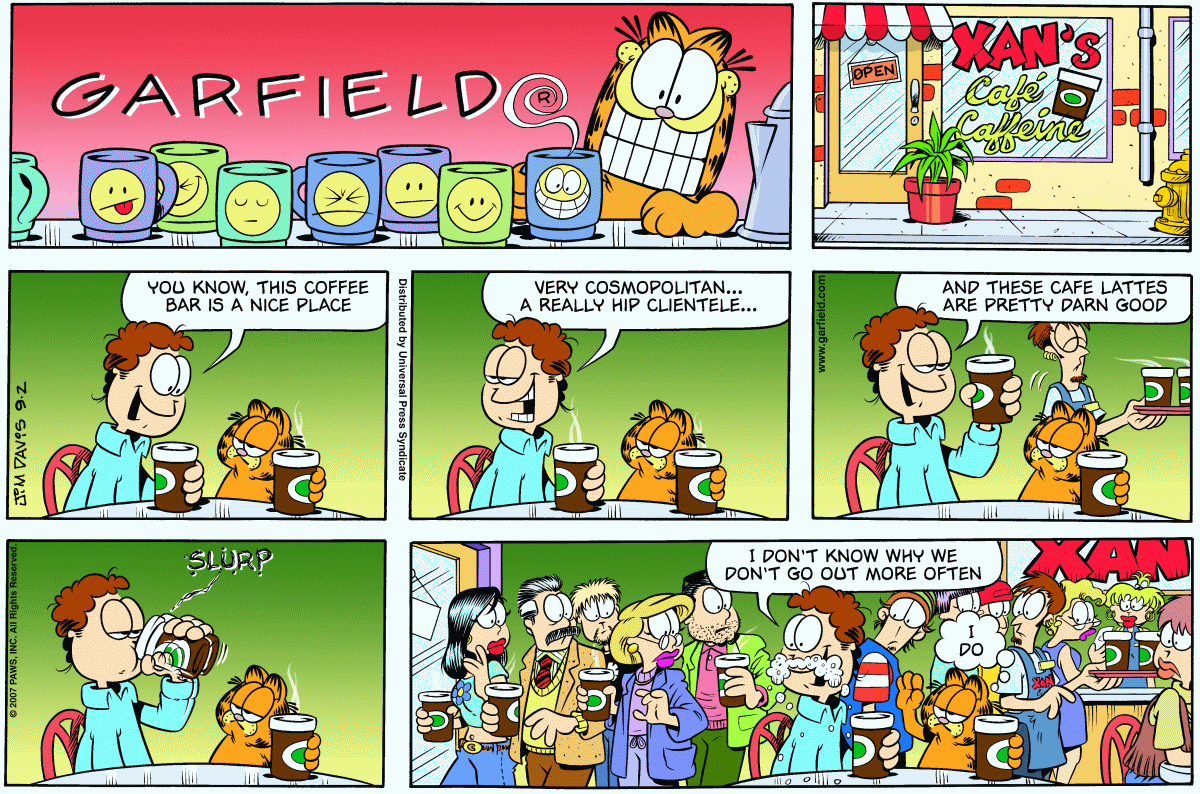 Garfield, September 2, 2007