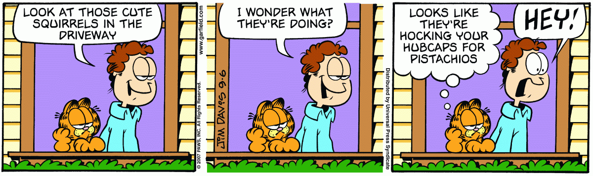 Garfield, September 6, 2007
