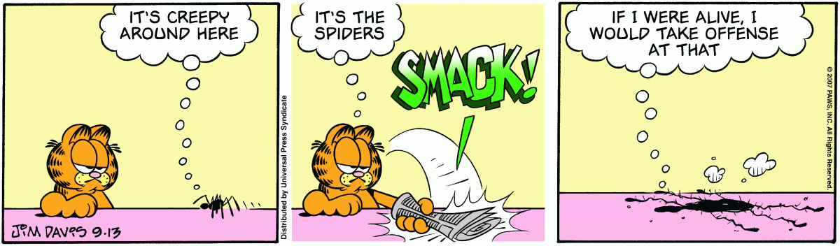 Garfield, September 13, 2007