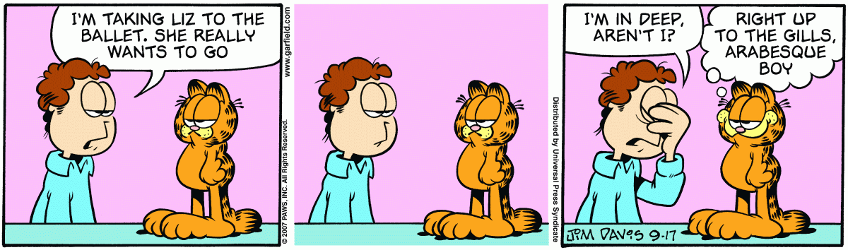 Garfield, September 17, 2007
