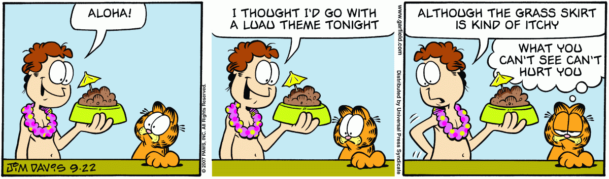Garfield, September 22, 2007