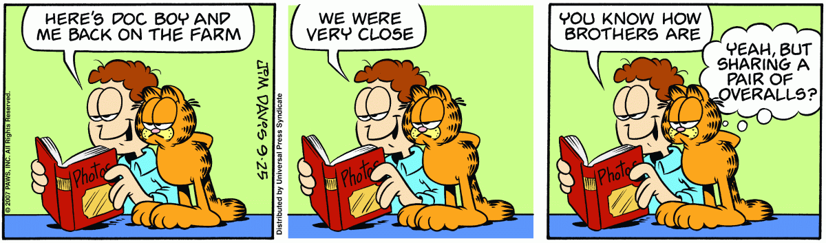 Garfield, September 25, 2007
