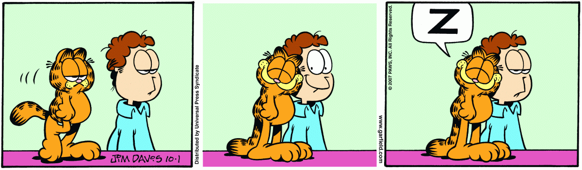 Garfield, October 1, 2007