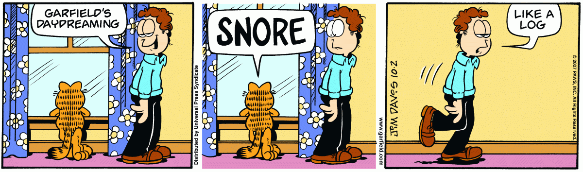 Garfield, October 2, 2007