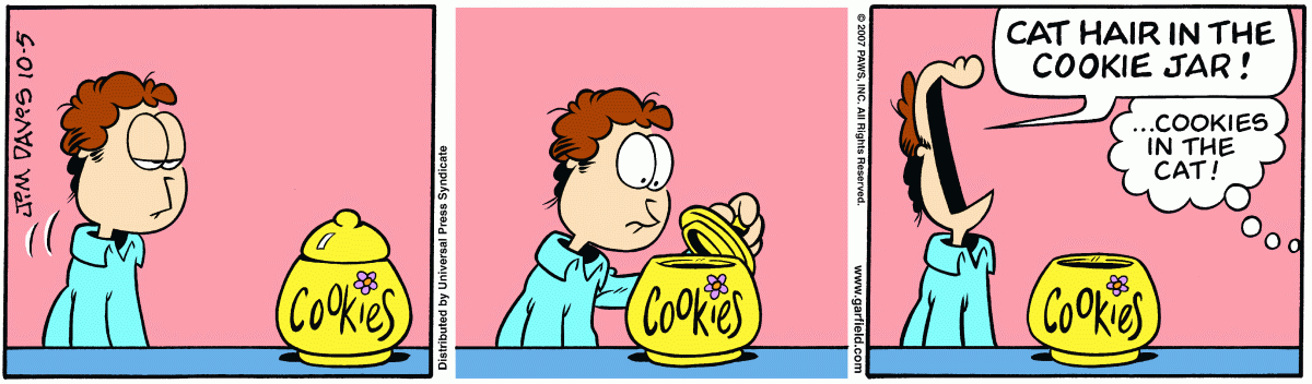 Garfield, October 5, 2007