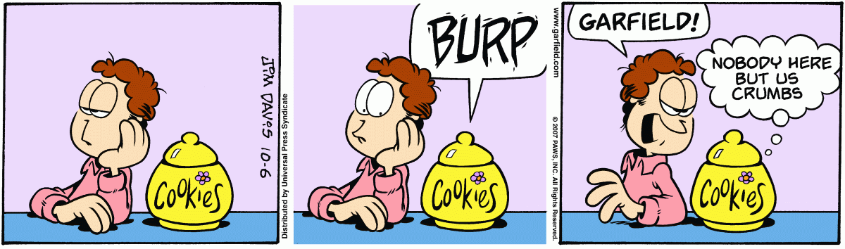 Garfield, October 6, 2007