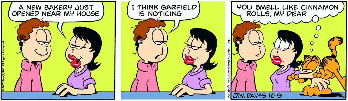 Garfield, October 9, 2007
