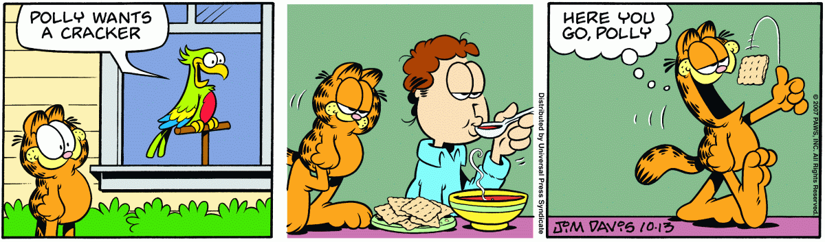 Garfield, October 13, 2007