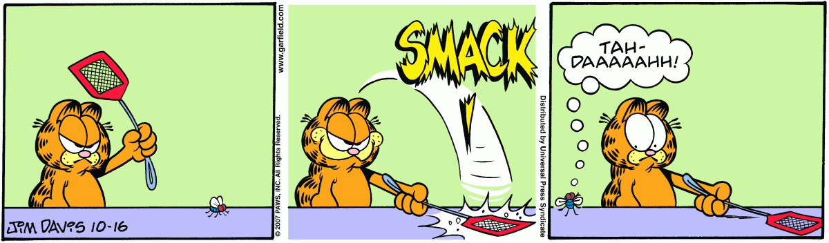 Garfield, October 16, 2007
